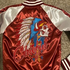 Chiefin Bomber Slim Varsity